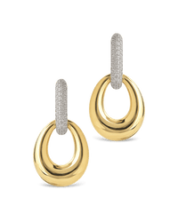 Lyra Pavé Drops - Sterling Forever