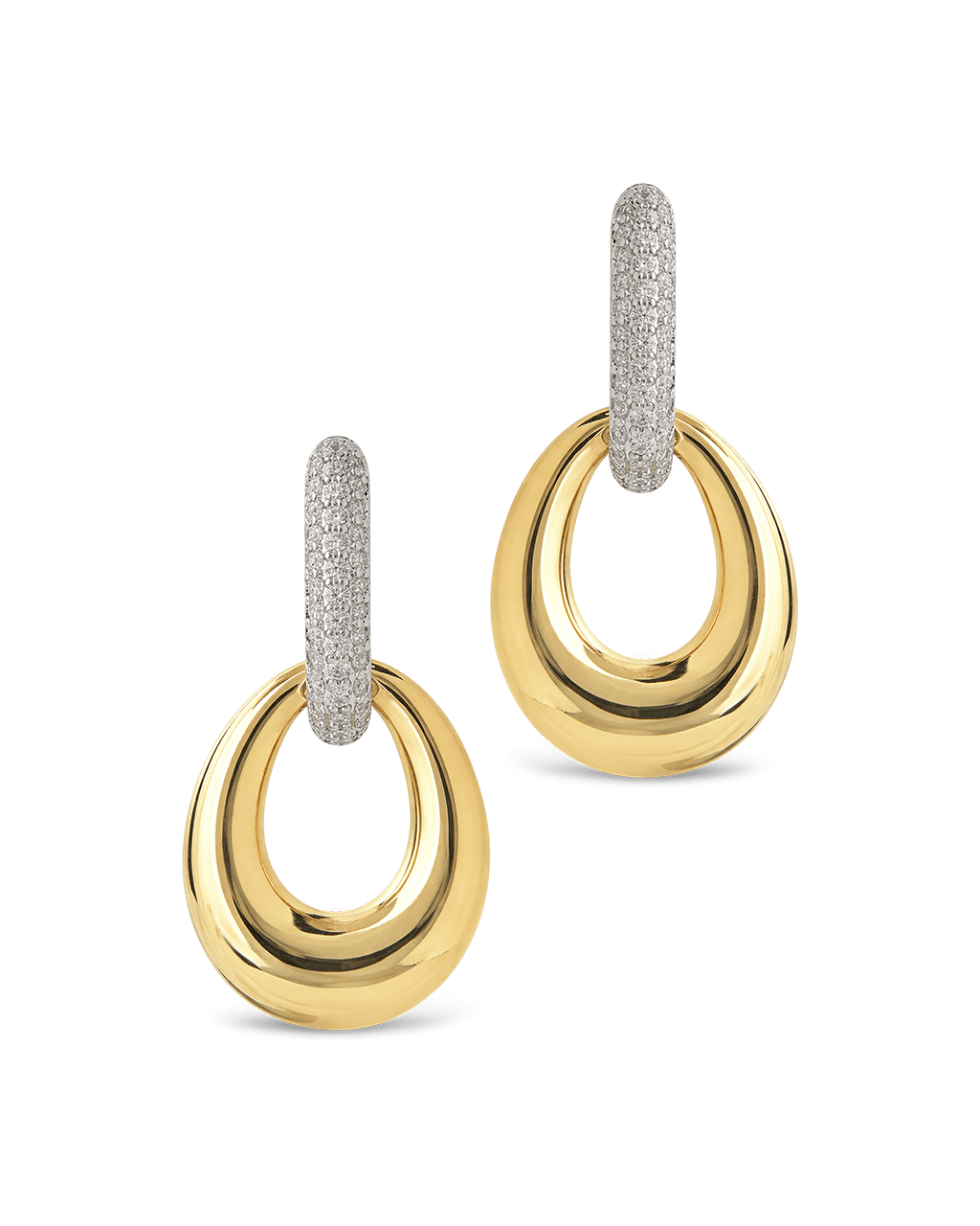 Lyra Pavé Drops - Sterling Forever
