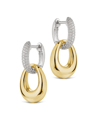 Lyra Pavé Drops - Sterling Forever