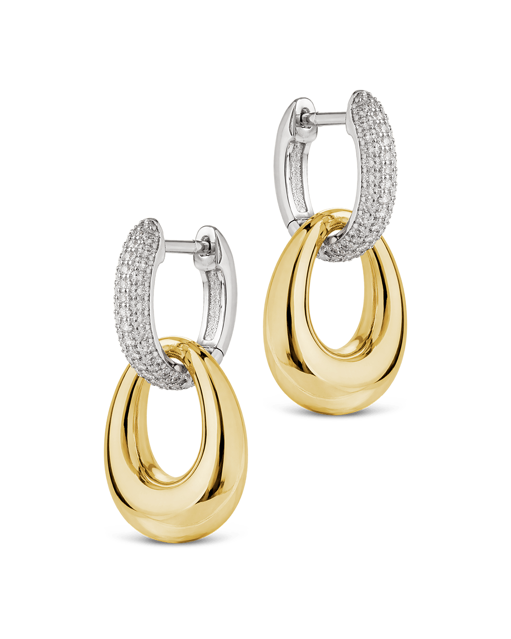 Lyra Pavé Drops - Sterling Forever