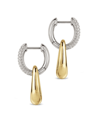Lyra Pavé Drops - Sterling Forever