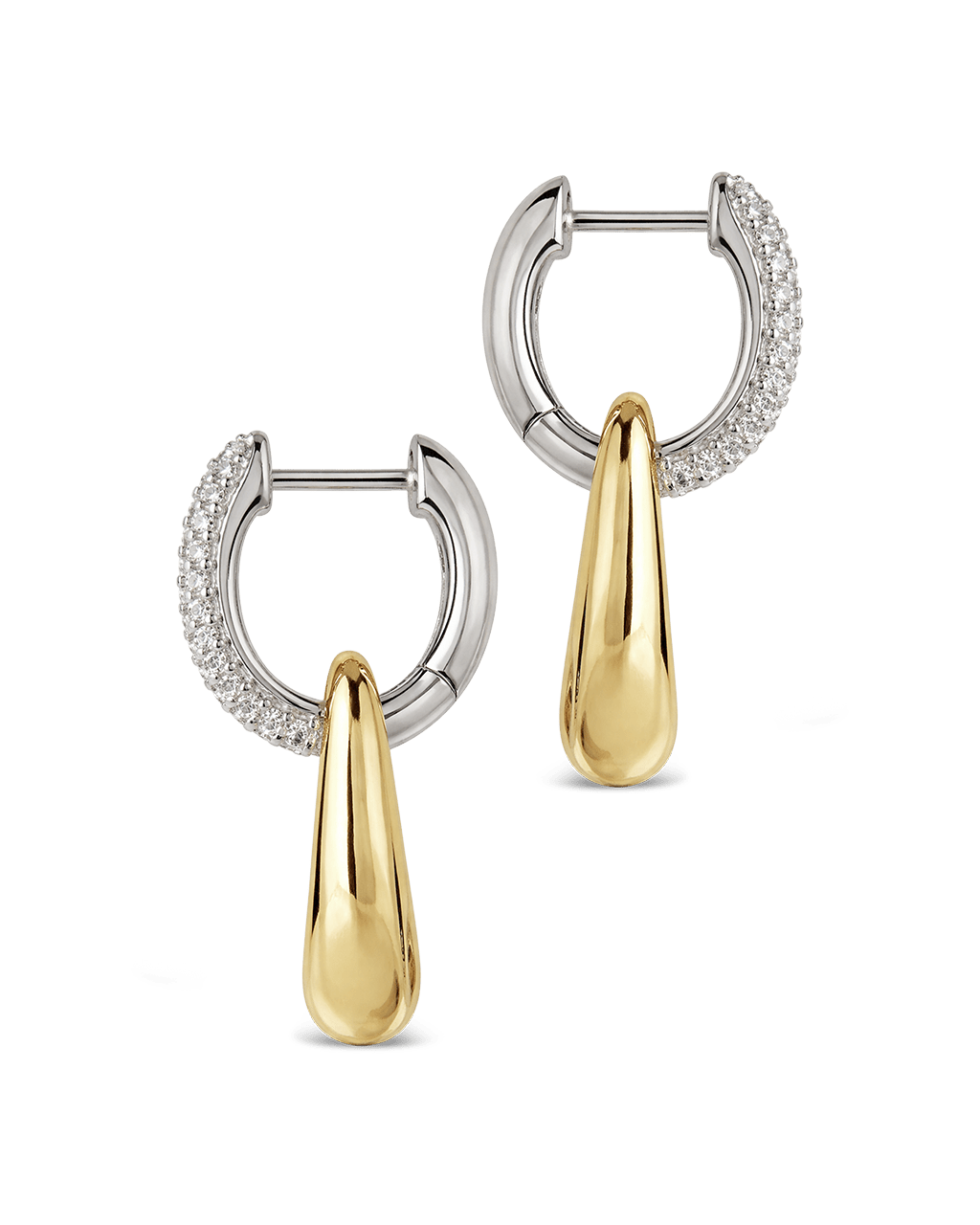 Lyra Pavé Drops - Sterling Forever