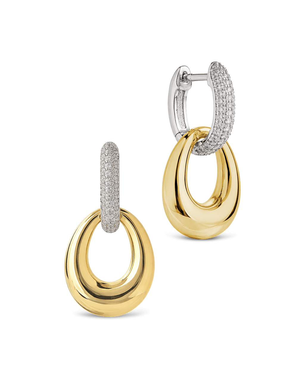 Lyra Pavé Drops - Sterling Forever