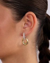 Lyra Pavé Drops - Sterling Forever