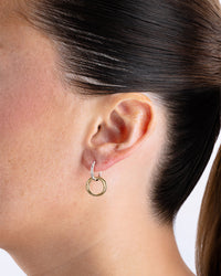 Interlock Two-Tone Hoops