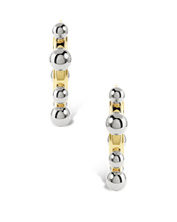 Tara Beaded Hoop Huggies