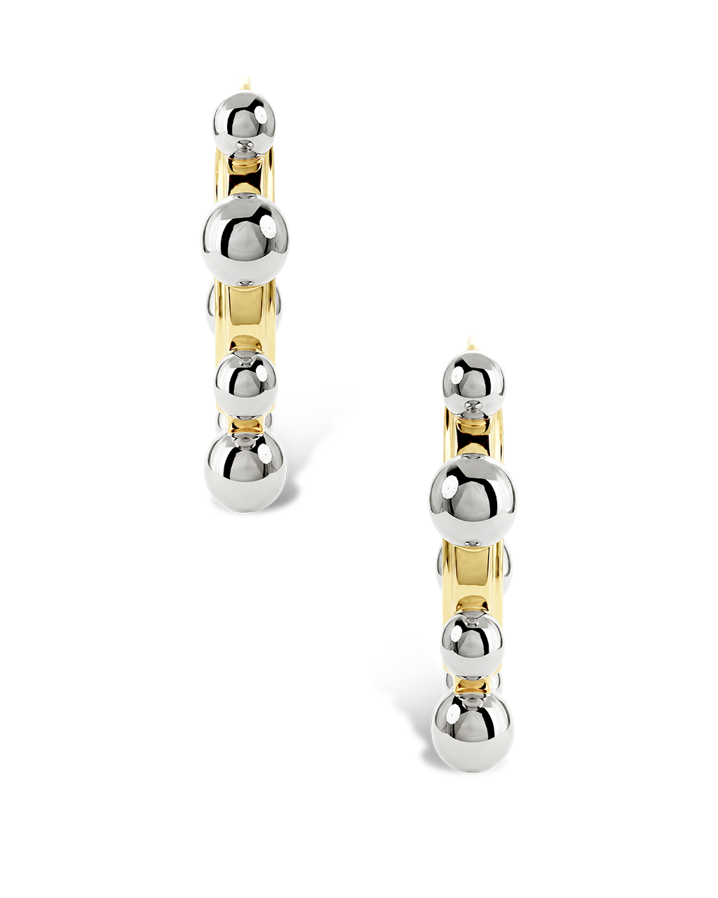 Tara Beaded Hoop Huggies