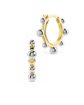 Tara Beaded Hoop Huggies