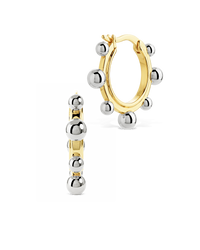 Tara Beaded Hoop Huggies