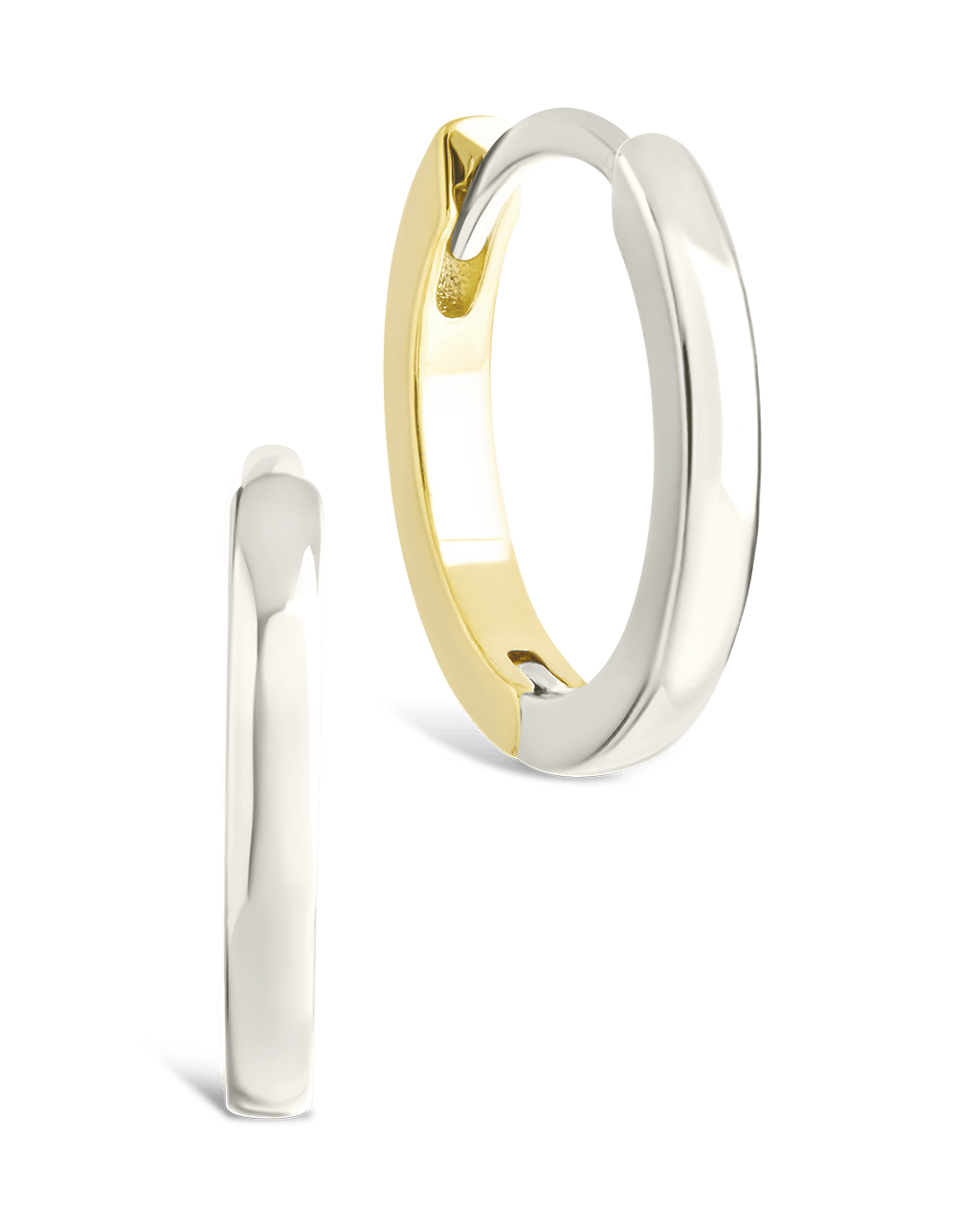 Sterling Silver Tinsley Micro Hoops - Sterling Forever