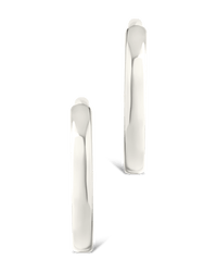 Sterling Silver Tinsley Micro Hoops - Sterling Forever