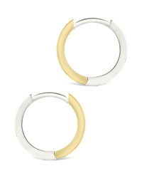 Sterling Silver Tinsley Micro Hoops - Sterling Forever