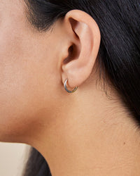 Sterling Silver Tinsley Micro Hoops - Sterling Forever
