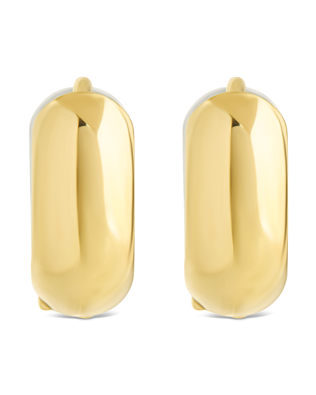 Betina Dual Tone Thick Micro Hoops