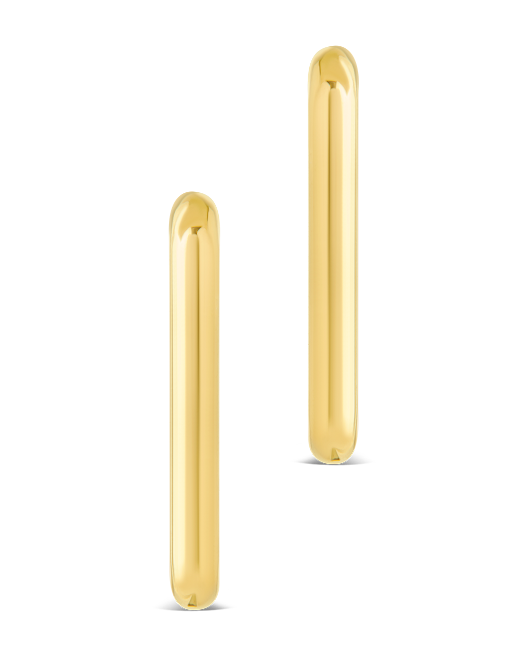 Jana Dual Tone Rectangle Hoops