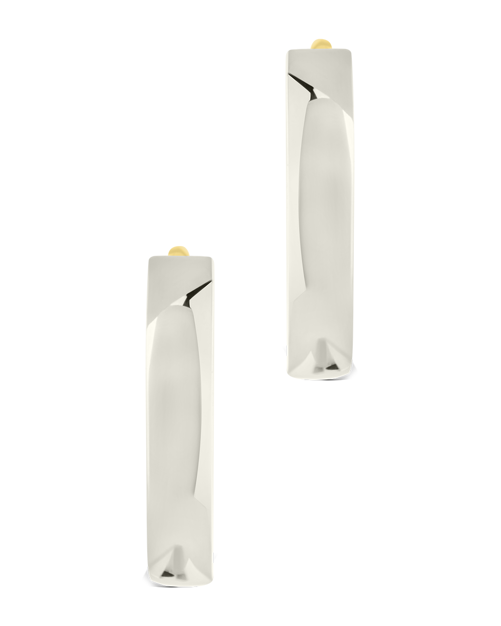 Karin Dual Tone Wide Micro Hoops