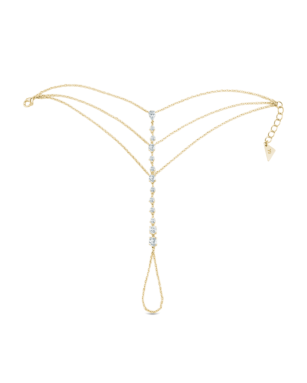 Anselma CZ Hand Chain