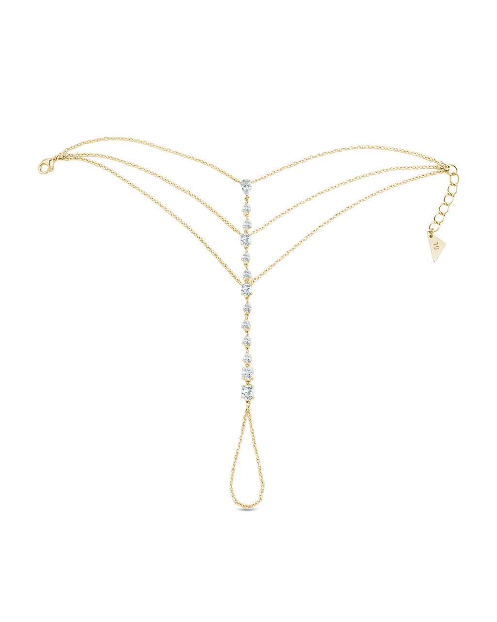 Anselma CZ Hand Chain