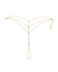 Anselma CZ Hand Chain - Sterling Forever