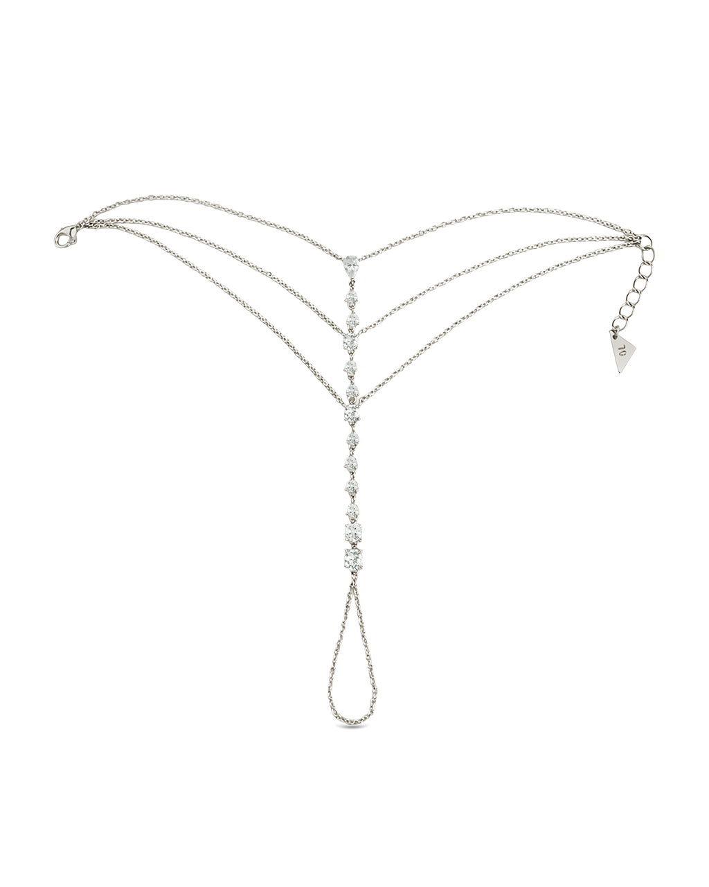 Anselma CZ Hand Chain