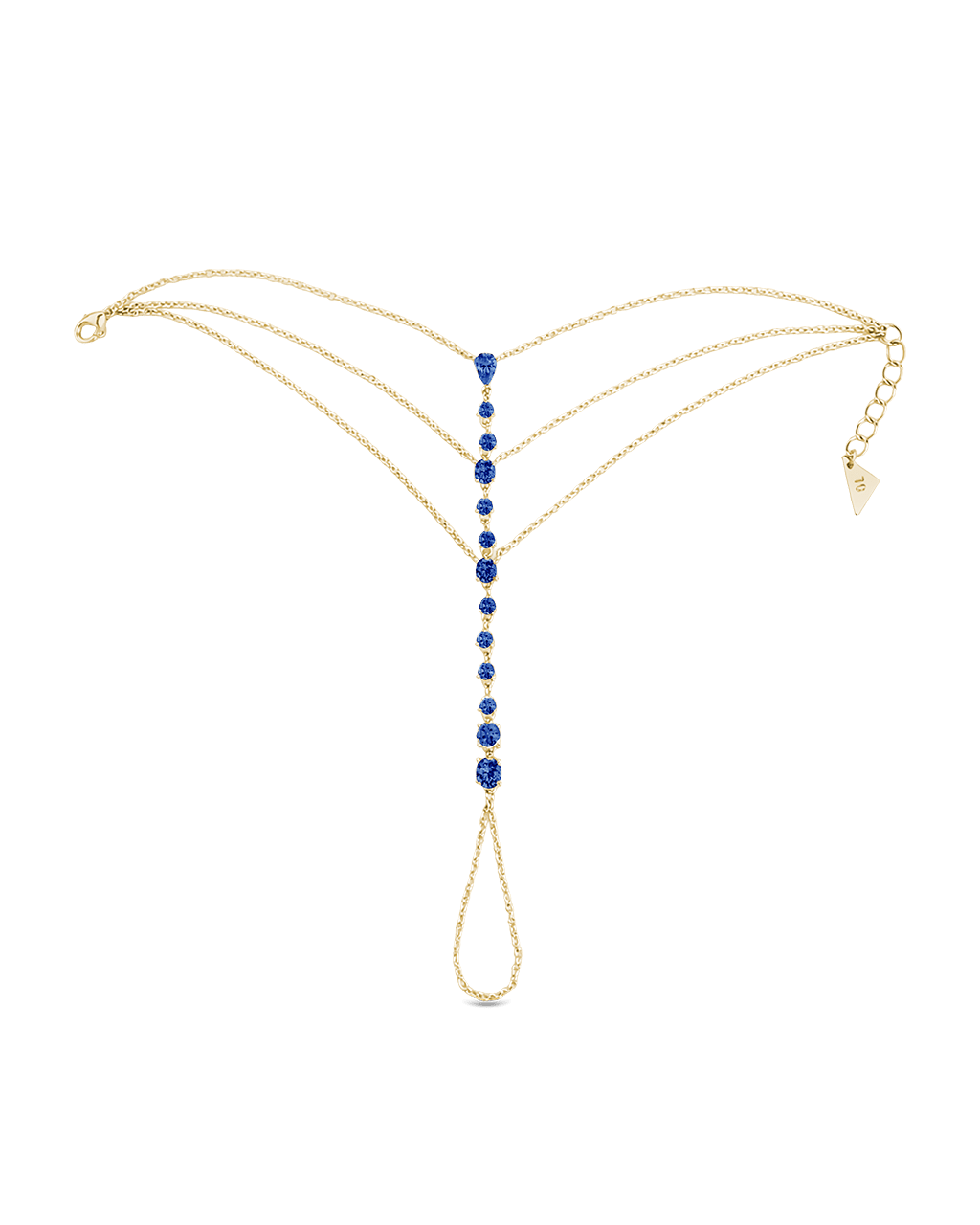 Maëlys CZ Hand Chain - Sterling Forever