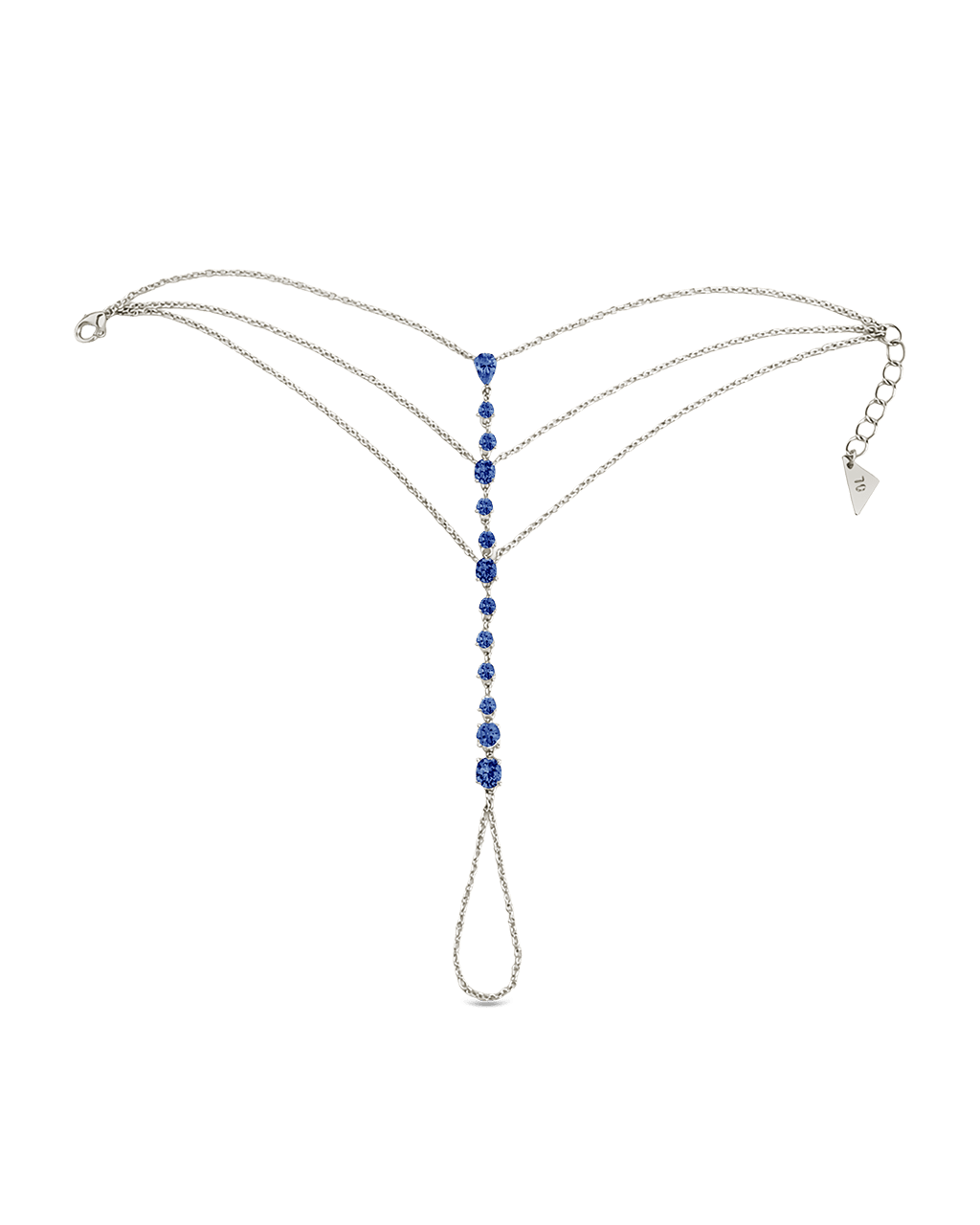 Maëlys CZ Hand Chain - Sterling Forever