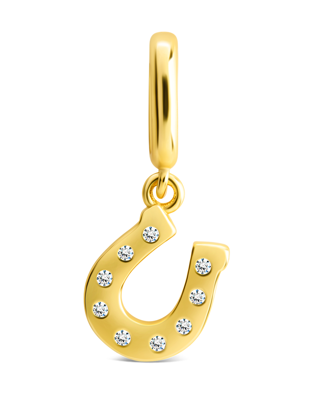 Sterling Silver Horseshoe Charm