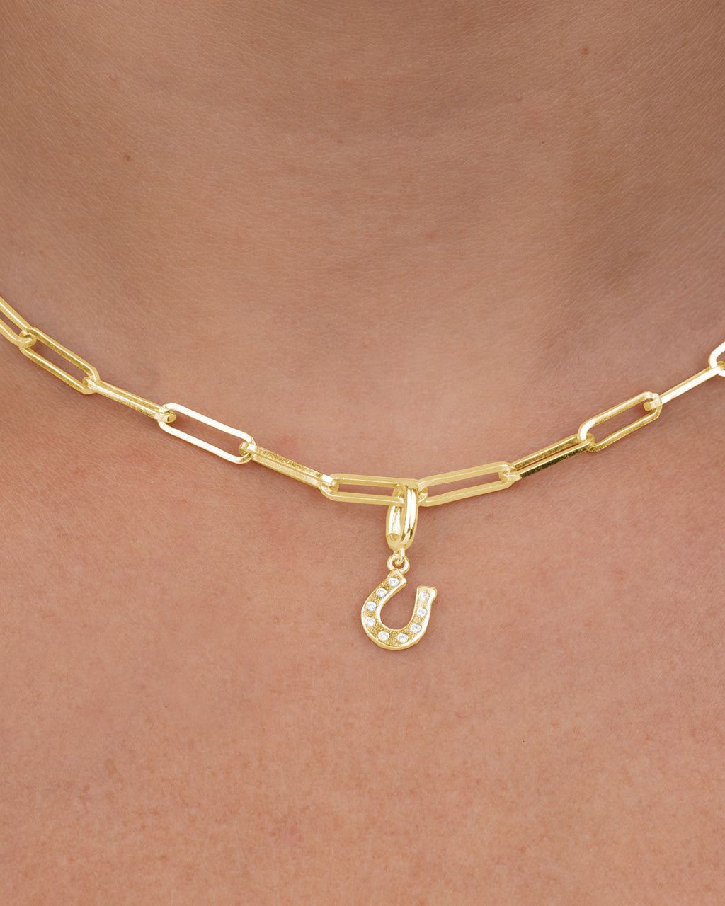 Sterling Silver Horseshoe Charm