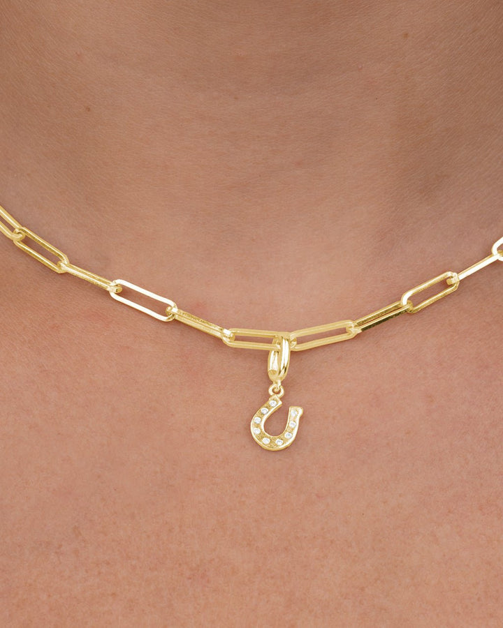 Sterling Silver Horseshoe Charm