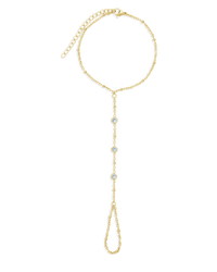 Elena CZ Hand Chain - Sterling Forever