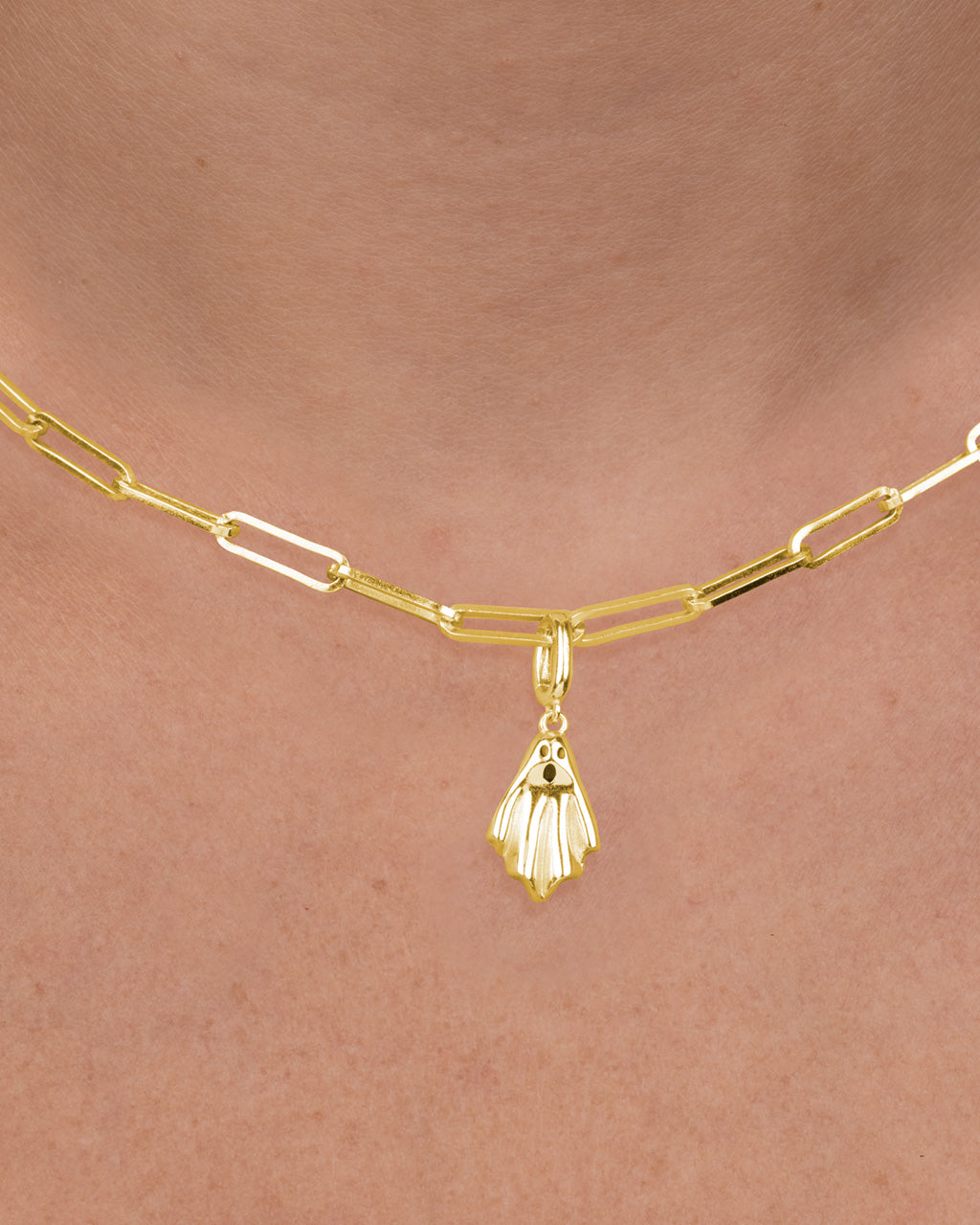 Sterling Silver Ghost Charm