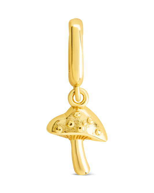 Sterling Silver Mushroom Charm