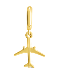 Sterling Silver Airplane Charm - Sterling Forever
