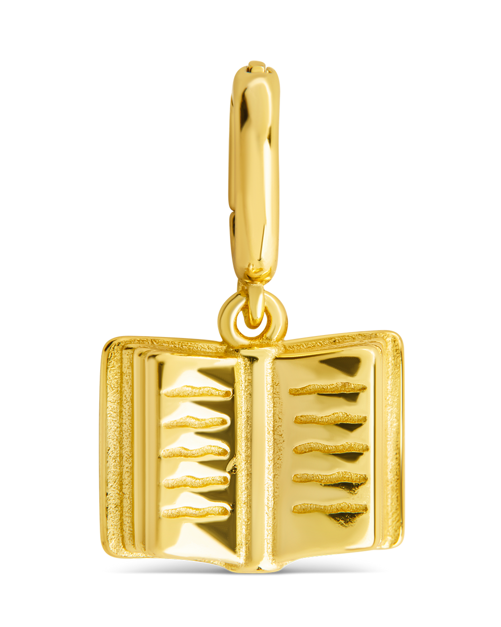 Sterling Silver Book Charm