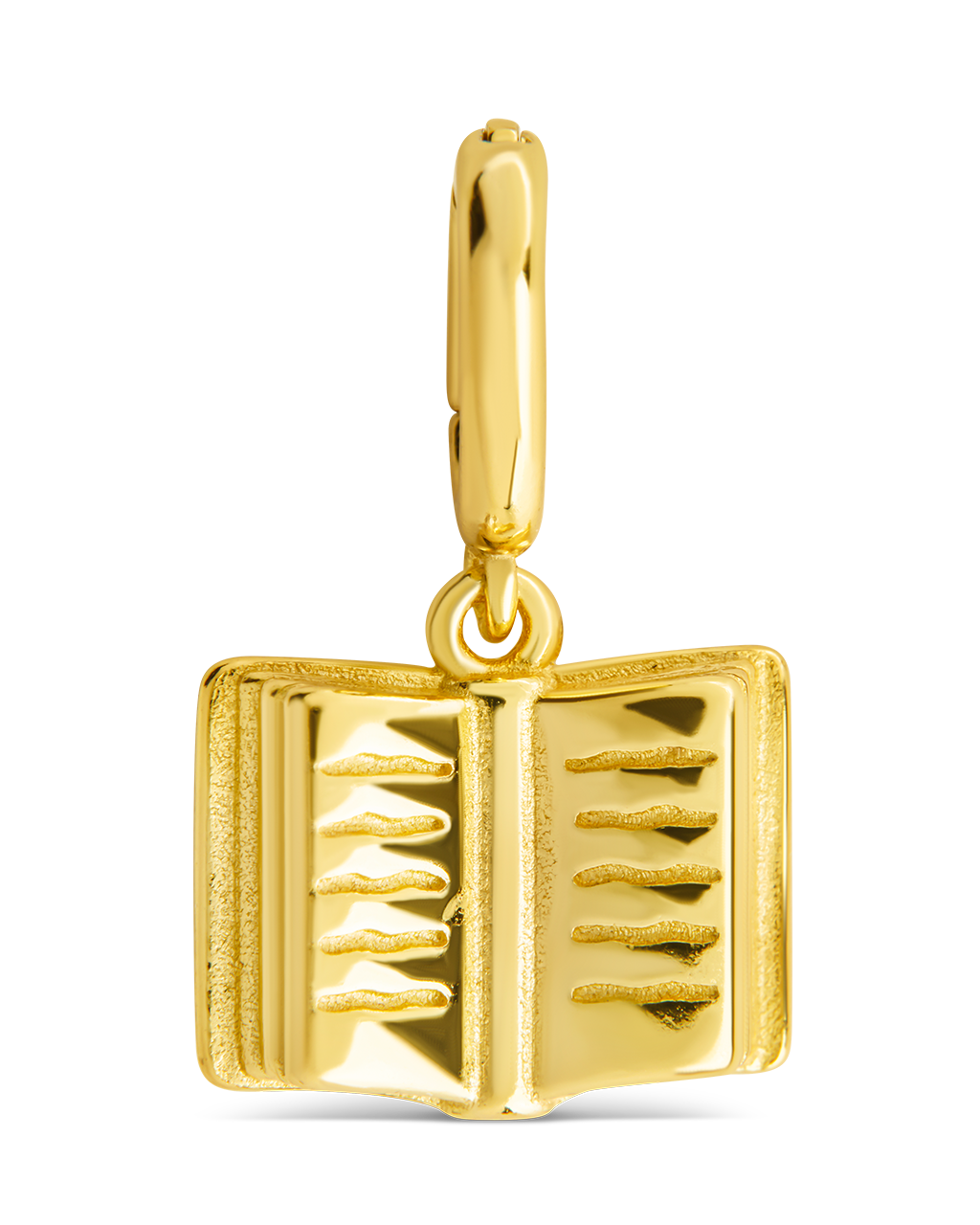 Sterling Silver Book Charm