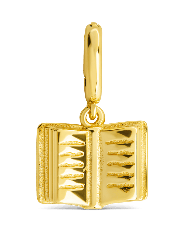Sterling Silver Book Charm