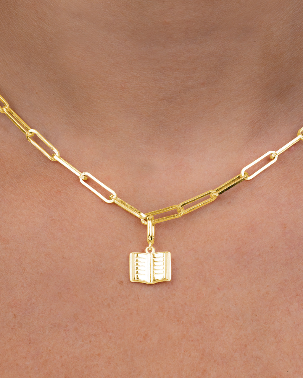 Sterling Silver Book Charm