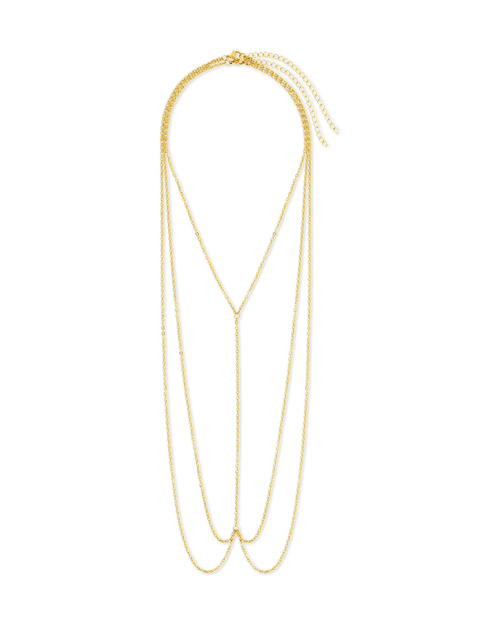 Sloan Layered Body Chain - Sterling Forever