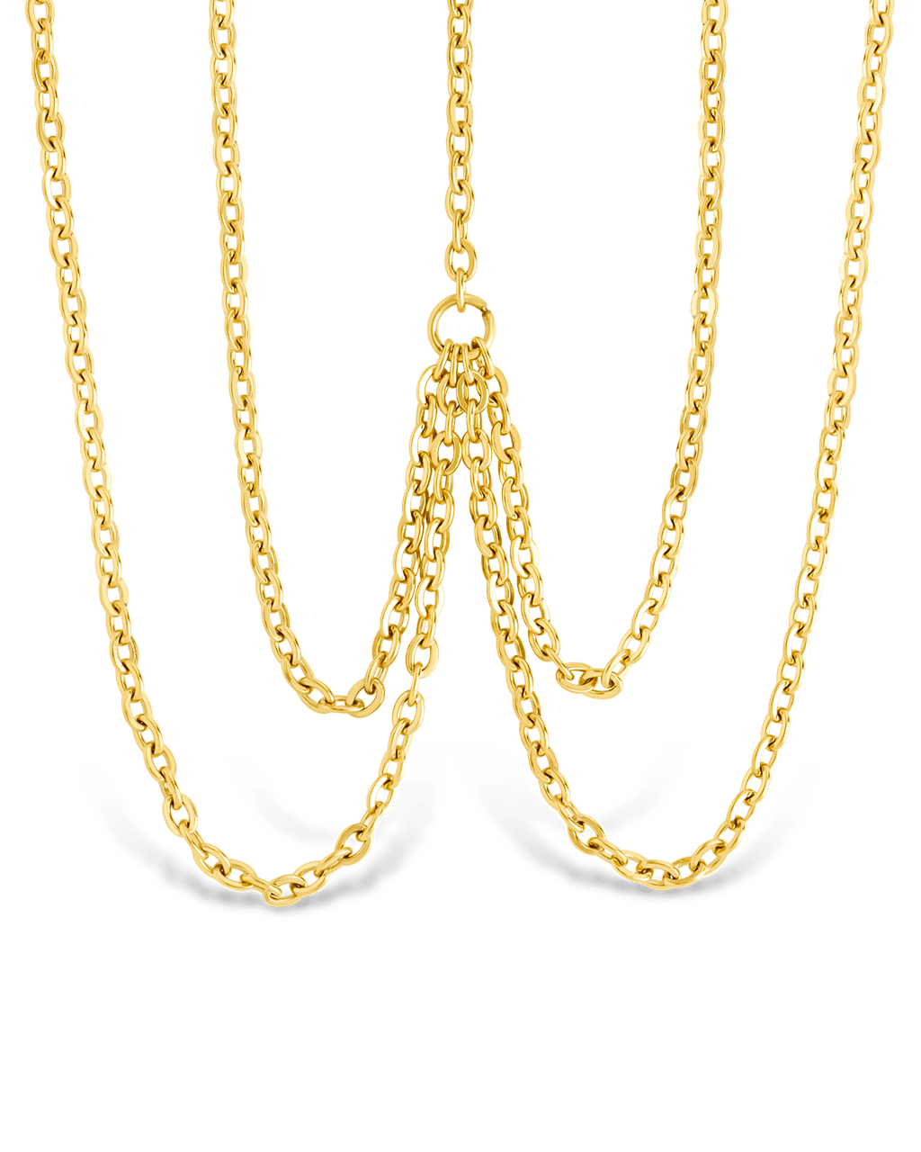 Sloan Layered Body Chain - Sterling Forever
