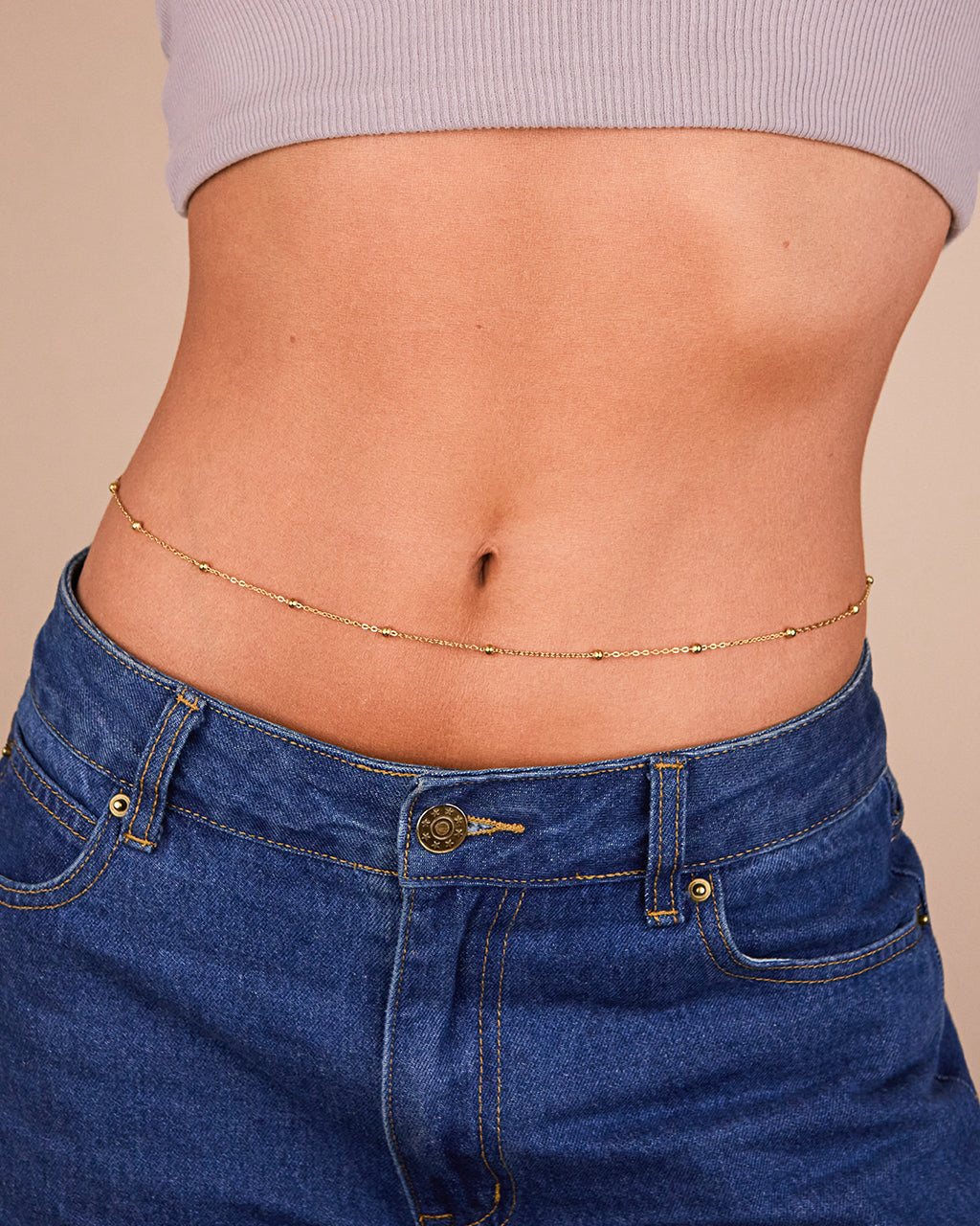 Magdalene Beaded Link Body Chain