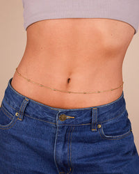 Magdalene Beaded Link Body Chain - Sterling Forever