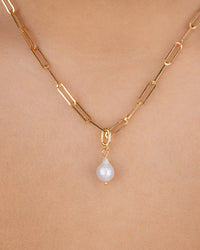 Sterling Silver Baroque Pearl Charm - Sterling Forever
