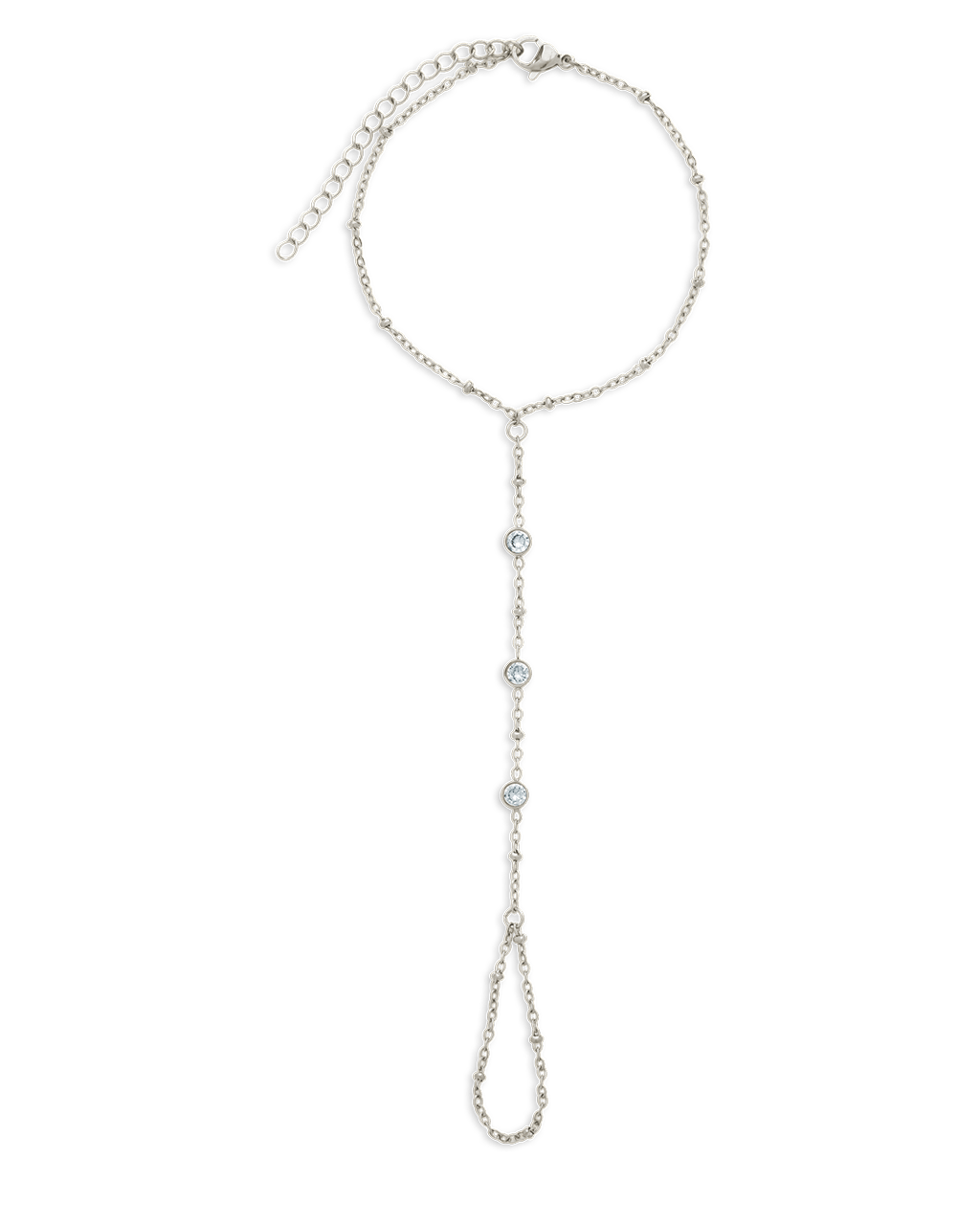 Elena CZ Hand Chain - Sterling Forever