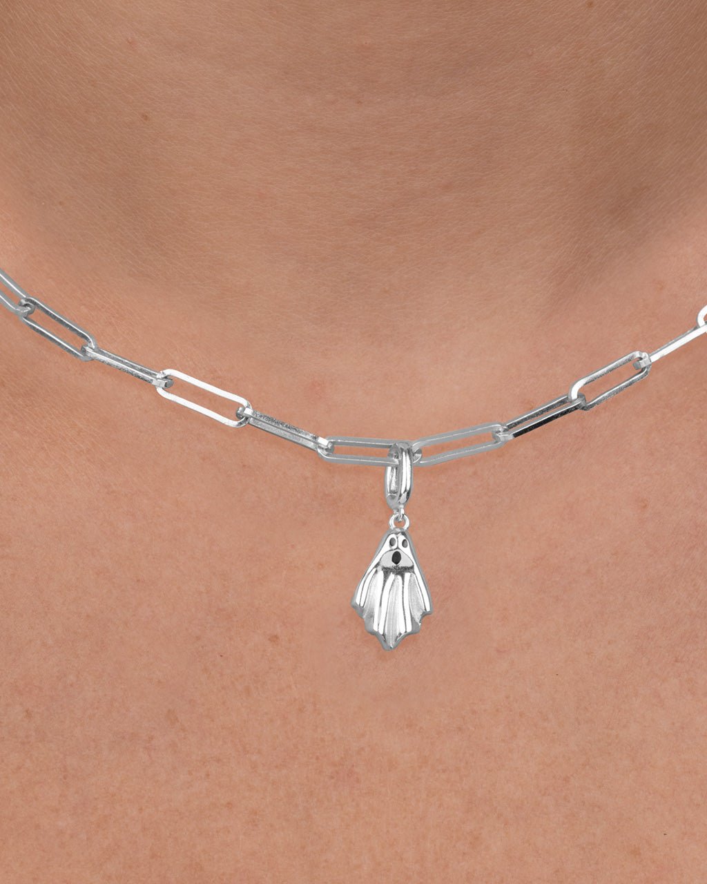 Sterling Silver Ghost Charm - Sterling Forever