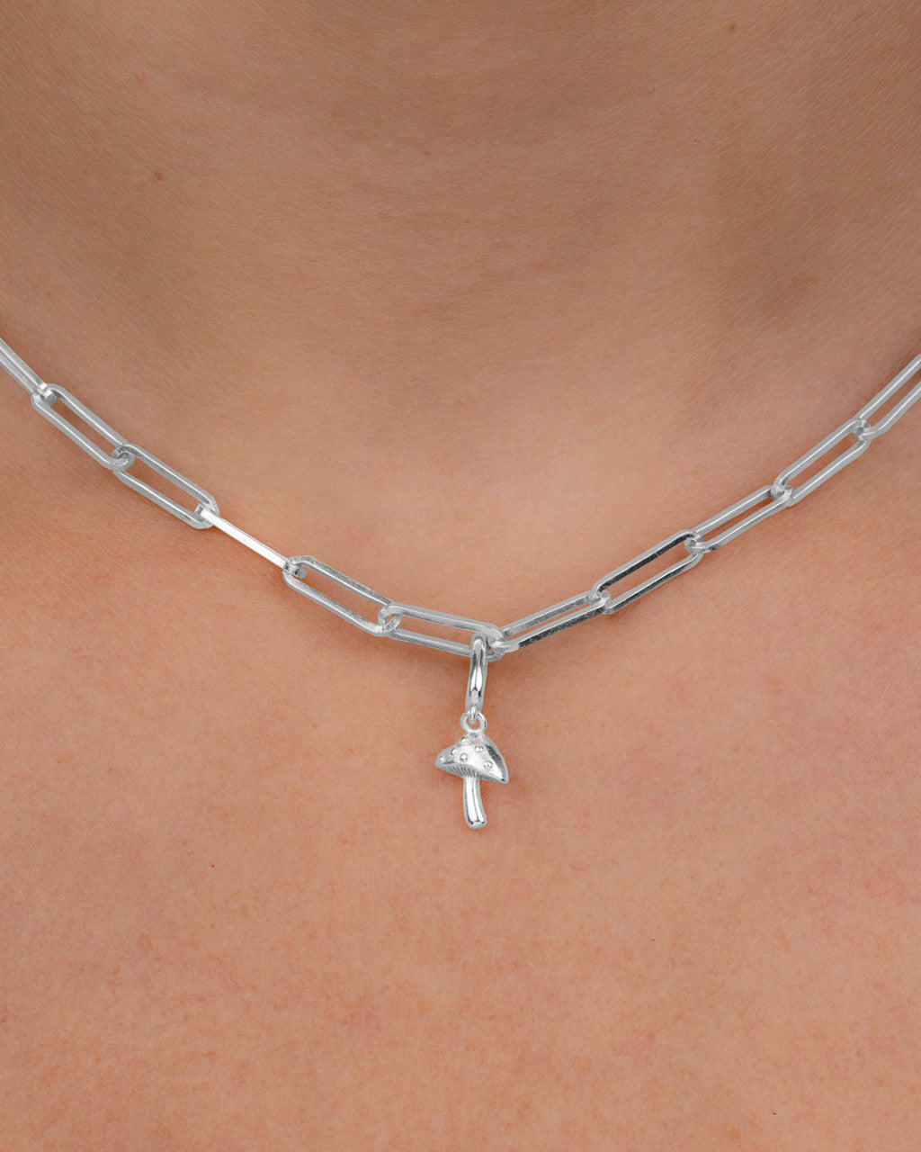 Sterling Silver Mushroom Charm