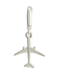 Sterling Silver Airplane Charm - Sterling Forever