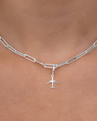Sterling Silver Airplane Charm - Sterling Forever