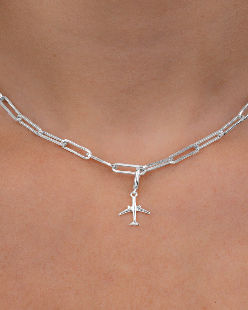 Sterling Silver Airplane Charm - Sterling Forever
