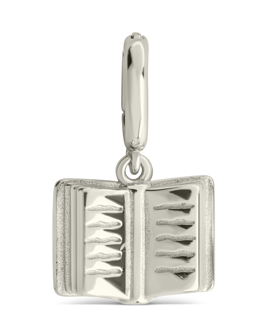 Sterling Silver Book Charm