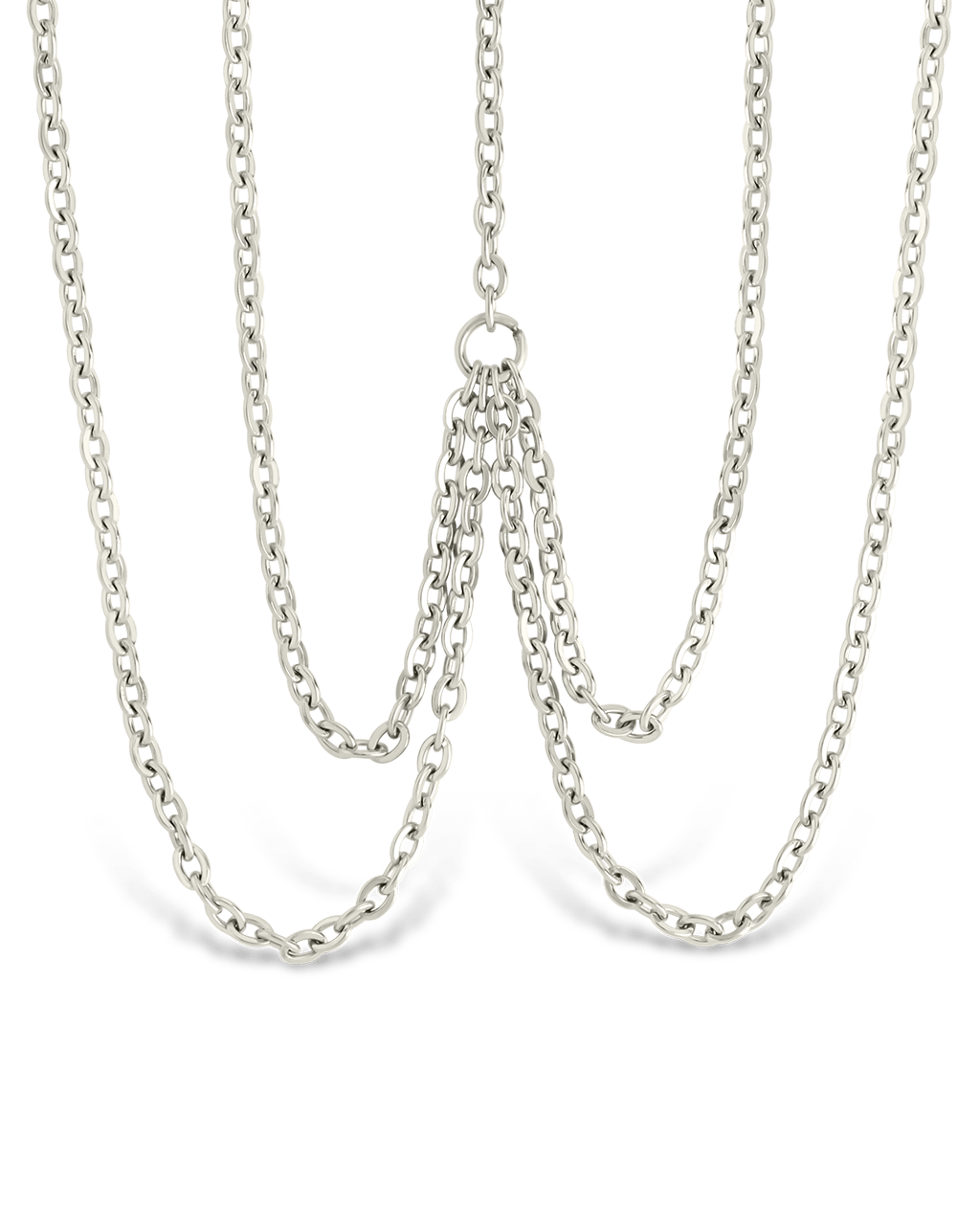 Sloan Layered Body Chain - Sterling Forever